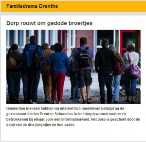 Beelden uit Schoonloo (bron: RTL Nieuws) Dorp rouwt om dode broertjes RTLNieuws